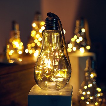 復古工業風led發光燈泡酒吧桌面擺設小擺件網紅房間臥室家居飾品