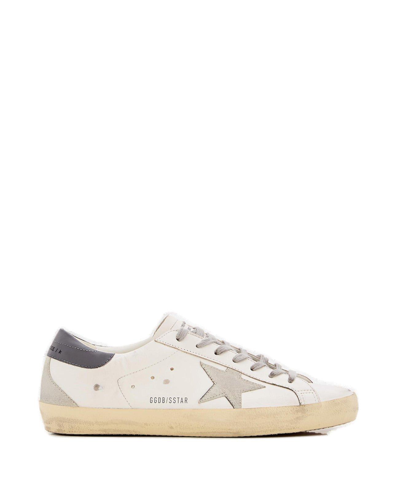 Golden Goose Super-star Distressed Low-top Sneakers