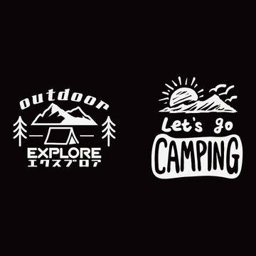 反光屋FKW 露營 帳篷 OUTDOOR CAMPING 汽車貼紙 車身貼紙 擋風玻璃貼紙 適合光滑平面 撕除不殘膠
