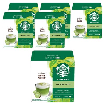 STARBUCKS 星巴克 抹茶拿鐵膠囊  12.3g  12顆  6盒
