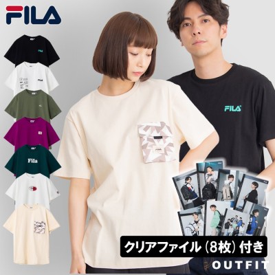 Fila フィラ Tシャツ メンズ レディース グローバルブランドアンバサダー Bts着用モデル 綿100 韓国 ノベルティ Fs0136 通販 Lineポイント最大get Lineショッピング