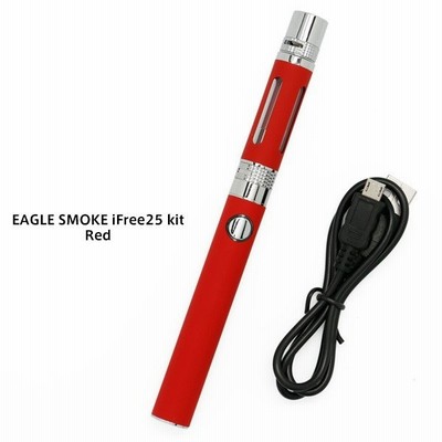 EAGLE SMOKE イーグルスモーク iFree25 kit 電子ベイプ VAPE USB充電器 電子タバコ 爆煙タイプ レッド Red お取り寄せ