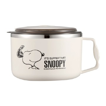 SNOOPY泡麵碗1000ML 可瀝水 史努比 碗 304不鏽鋼 雙層防燙 超萌造型泡麵碗 泡麵碗 全民專用