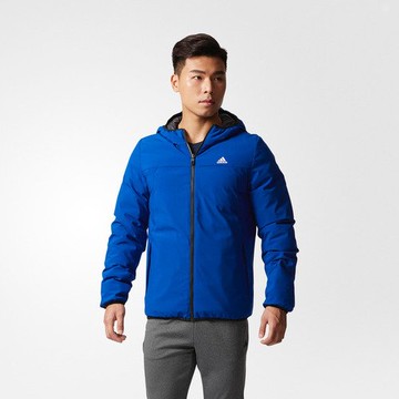 Adidas ITAVIC REV [BQ8545] 男 運動 休閒 輕量 戶外 羽絨 外套 愛迪達 灰