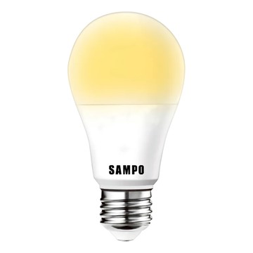 SAMPO 聲寶 10W LED 節能燈泡 LB-P10LLA  1個  燈泡色