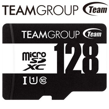 Team 十銓 Micro SDXC  128GB UHS-I U1 C10 記憶卡(含轉卡)
