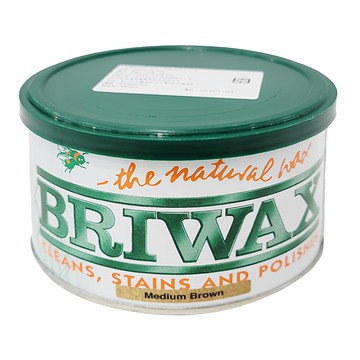 BRIWAX 拋光上色蠟 - 棕褐色 370g  1罐