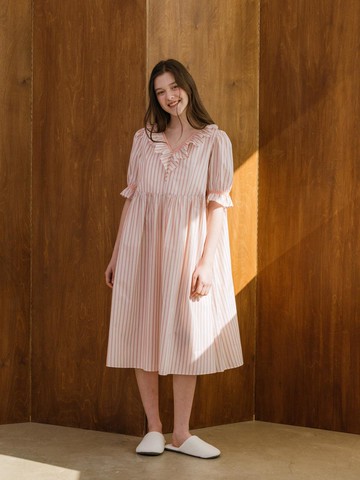 Built-in Cap Moa Lounge Dress (SHORT)