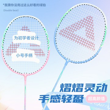 匹克羽毛球拍正品旗艦店合金超輕專業級訓練雙拍男女專業耐打套裝