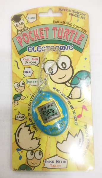 【震撼精品百貨】寵物機~ 寵物烏龜遊戲機-水藍色