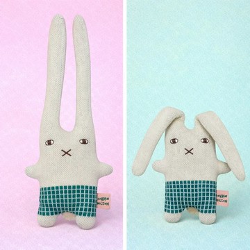 英國 Donna Wilson 有機棉娃娃 長耳朵兔兔