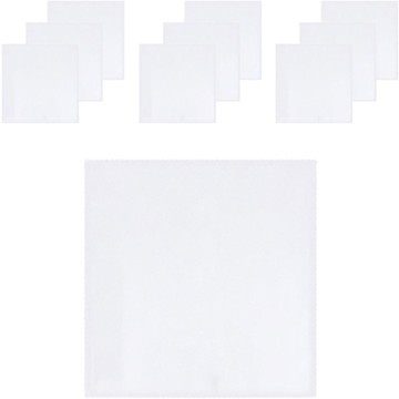 the brille 高級超細纖維眼鏡擦拭布 10入  白色