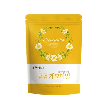 gomgom 洋甘菊 三角茶包 1.5g x 100包  自然製作，品質保證  無人工香料，純粹美味  清新順口  1袋