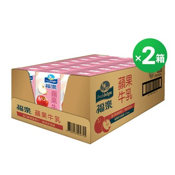 福樂 保久乳飲品蘋果200mlX24瓶X2箱