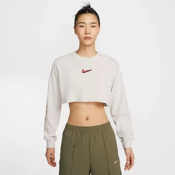 NIKE AS W NSW LS SUP CROP TEE B2S 女 長袖上衣 HV5006072