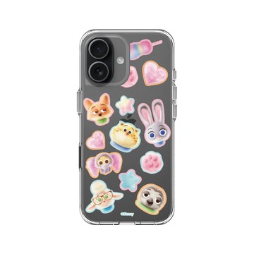 iPhone 17 Clear Case（相機按鈕） 透明 - Walt Disney Animation Studios - 動物方城市 - 棉花糖