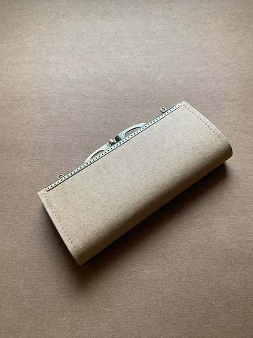 - 紙皮革口金長夾 /-*原駝*2025新品*素食紙皮革