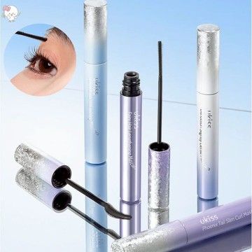 🌸台灣現貨🌸 新升級 🔥  UKISS 纖長款濃密款睫毛膏   煙花倍濃捲翹睫毛膏 濃密不暈染