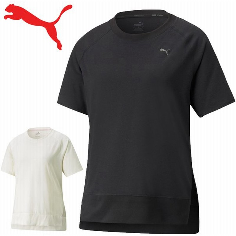 PUMA プーマ WOMEN S STUDIO リラックス リブ Tシャツ BLACK 通販 LINEポイント最大GET | LINEショッピング PUMA プーマ WOMEN S STUDIO リラックス リブ Tシャツ BLACK 通販 LINEポイント最大GET | LINEショッピング