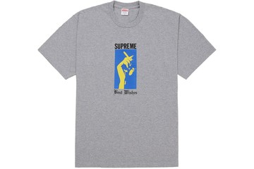 SUPREME WISH TEE HEATHER GREY