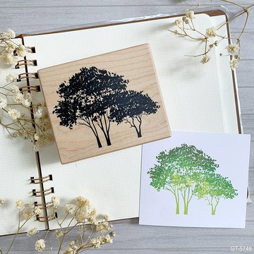 楓木印章-樹剪影 GT-5749