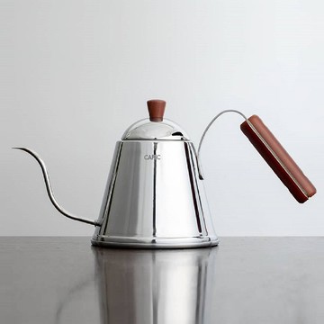 日本CAFEC Tsubame木柄細口手沖壺1L