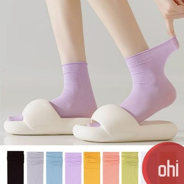 【ohi】中筒襪學生襪子 新款 韓系 網紅款 運動襪 棉襪 襪子 中長筒襪 百搭棉襪 棉質 XGAS010