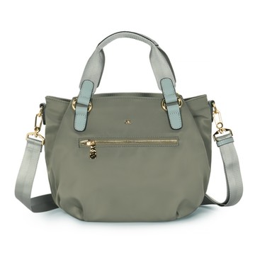 J II 手提包 魔幻三層手提斜背包-霧灰綠-8104-14