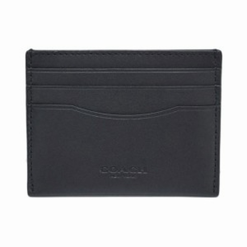 コーチ カードケース Dkblk Coach メンズ フラット 名刺入れ グラブタンレザー ブラック アウトレット 通販 Lineポイント最大1 0 Get Lineショッピング