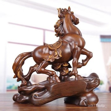 可開發票✨旺宅轉運馬到成功擺件招財納福辦公室辦公桌酒櫃電視櫃玄關擺件 M2QU