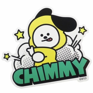 Bt21 ビッグ シール 耐水耐光 ダイカット ステッカー Chimmy Line Friends 屋外使用 キャラクター グッズ メール便可 通販 Lineポイント最大1 0 Get Lineショッピング