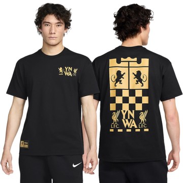 【下殺】Nike 短袖上衣 男裝 LeBron 純棉 黑金【運動世界】FQ4907-010
