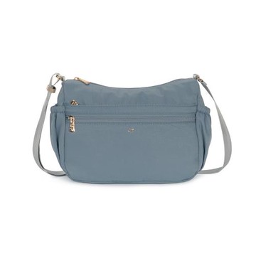 J II 斜背包 蜜特大容量防潑水斜背包-迷霧藍-7006-16