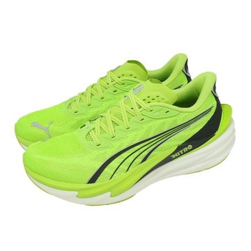 Puma 慢跑鞋 Deviate Nitro 4 男鞋 綠 氮氣中底 碳板 運動鞋 312123-27