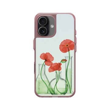 iPhone 17 Clear (相機按鈕) 晶醺玫 - Sarah Mafféïs - 罌粟
