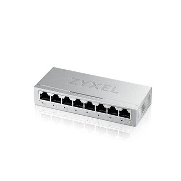Zyxel 【ZYXEL合勤】帝網監視器 GS-108B V5 8埠桌上型 Gigabit 乙太網路交換器 10/100/1000