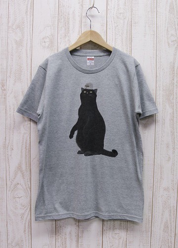 Black Cat Tee Hedgehog Heather 灰 / R019-T-GR