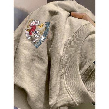 外貿專柜余貨撤回撿漏~特價奢侈款卡通純棉短袖T恤男女圓領上衣潮