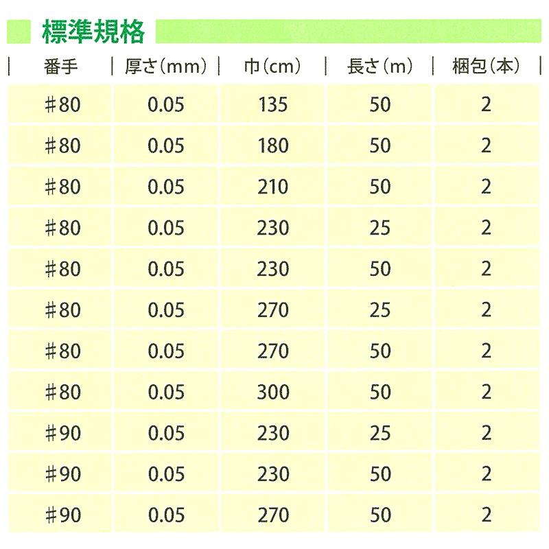 シルバーポリトウ 水稲 用 0.05mm x 230cm 50m 育苗 に トーカン タ種