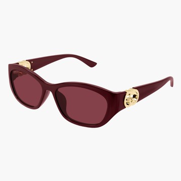 【GUCCI 古馳】貓眼膠框太陽眼鏡(GG1826SK-003)