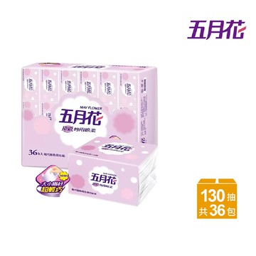 【MAY FLOWER 五月花】妙用綿柔輕巧包抽取式衛生紙130抽x36包/串_廠商直送