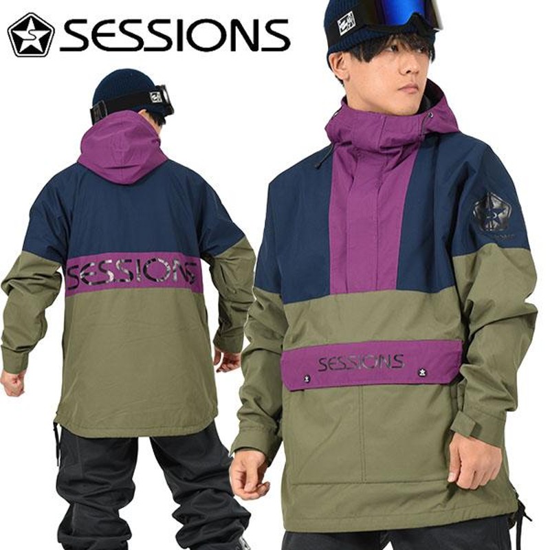 スノーボードウェア セッションズ SESSIONS CHAOS JACKET メンズ プル