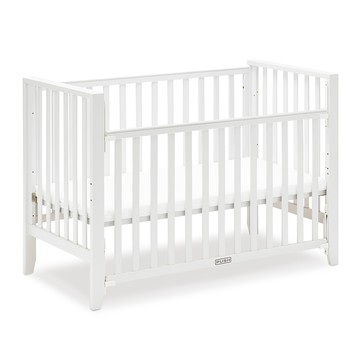 奇哥 簡約淺灰色中床 (附直立纖維棉床墊120×60×5cm 嬰兒床 嬰兒床墊)