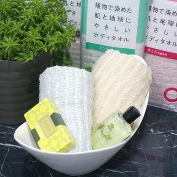 【新年禮物】天然植物染起泡沐浴巾BDT1(袋裝) 五星級質感洗浴