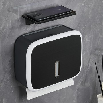 衛生間擦手紙盒掛壁式洗手間免打孔酒店廁所廚房商用干手抽紙巾盒 雙11全館免運
