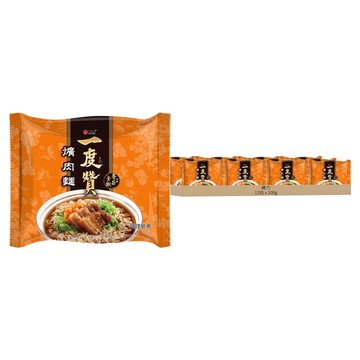 維力 一度贊 爌肉麵 200g  12包