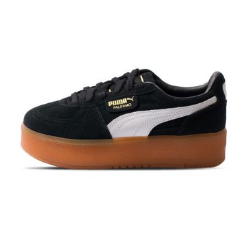 Puma Palermo Elevata Wns 女鞋 黑白色 麂皮 厚底 休閒 運動 德訓鞋 休閒鞋 39934801