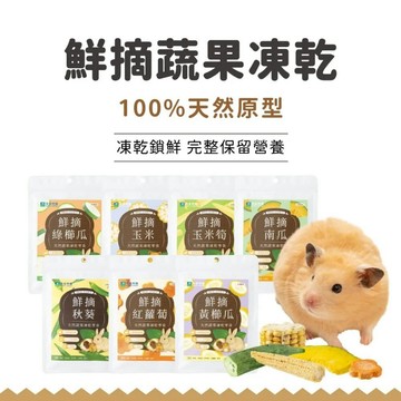 角落特寵 倉鼠零食 蔬果凍乾 蔬菜零食 凍乾 膳食纖維 小動物零食WANG『志明陪你養毛孩』
