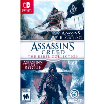 秋葉電玩  NS Switch 任天堂《刺客教條：逆命合輯 Assassins Creed The Rebel Collection》中英文版