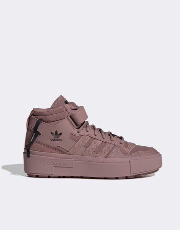 adidas Originals Forum Bonega Mid trainers in dusky purple-White